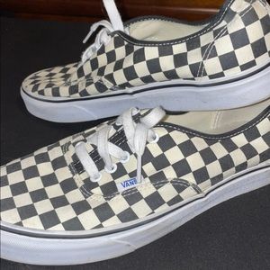 size 10.5 Checkered vans